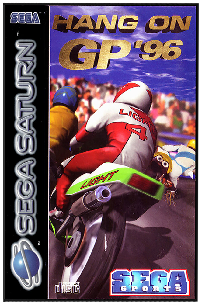 Hang-On GP 96 box art for Sega Saturn